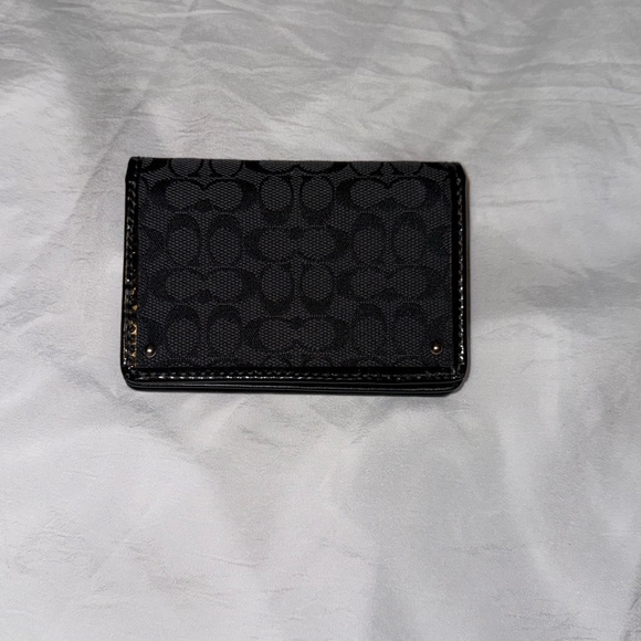 Coach Black Signature Wallet - Picture 1 of 4